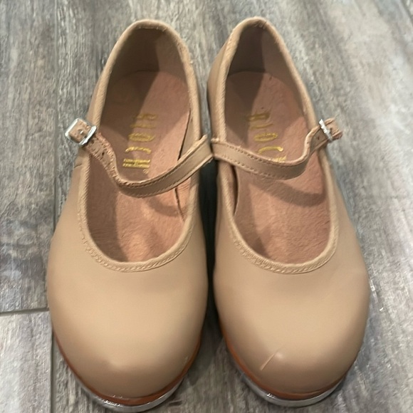 Bloch Tan Leather Mary Jane Tap Shoe size 10.5 - Picture 1 of 8